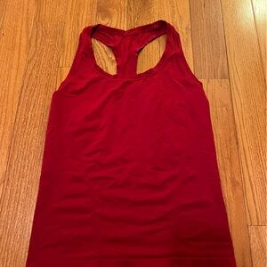 Red Fabletics tank